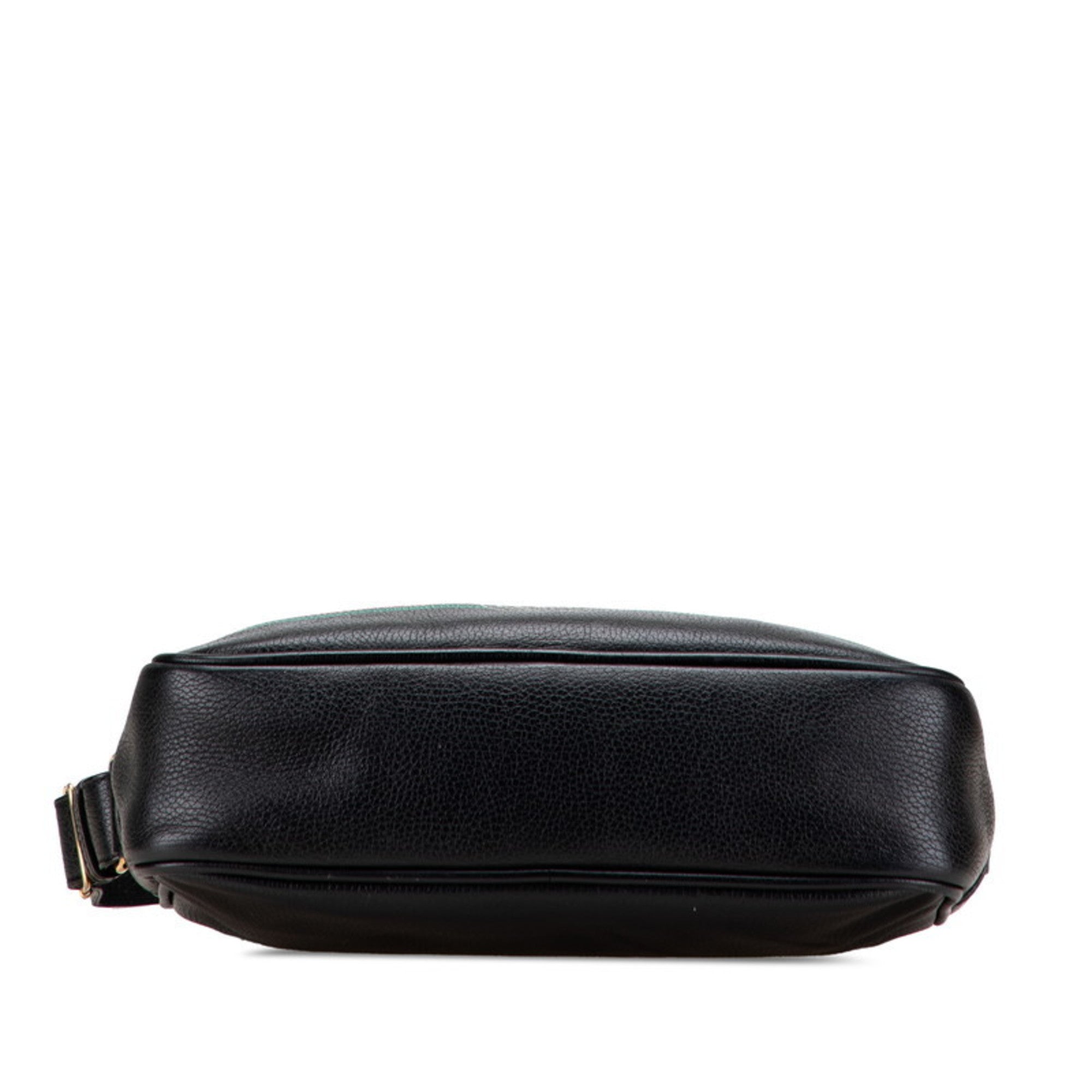 Gucci Black Leather Shoulder Bag (Pre-Owned)
