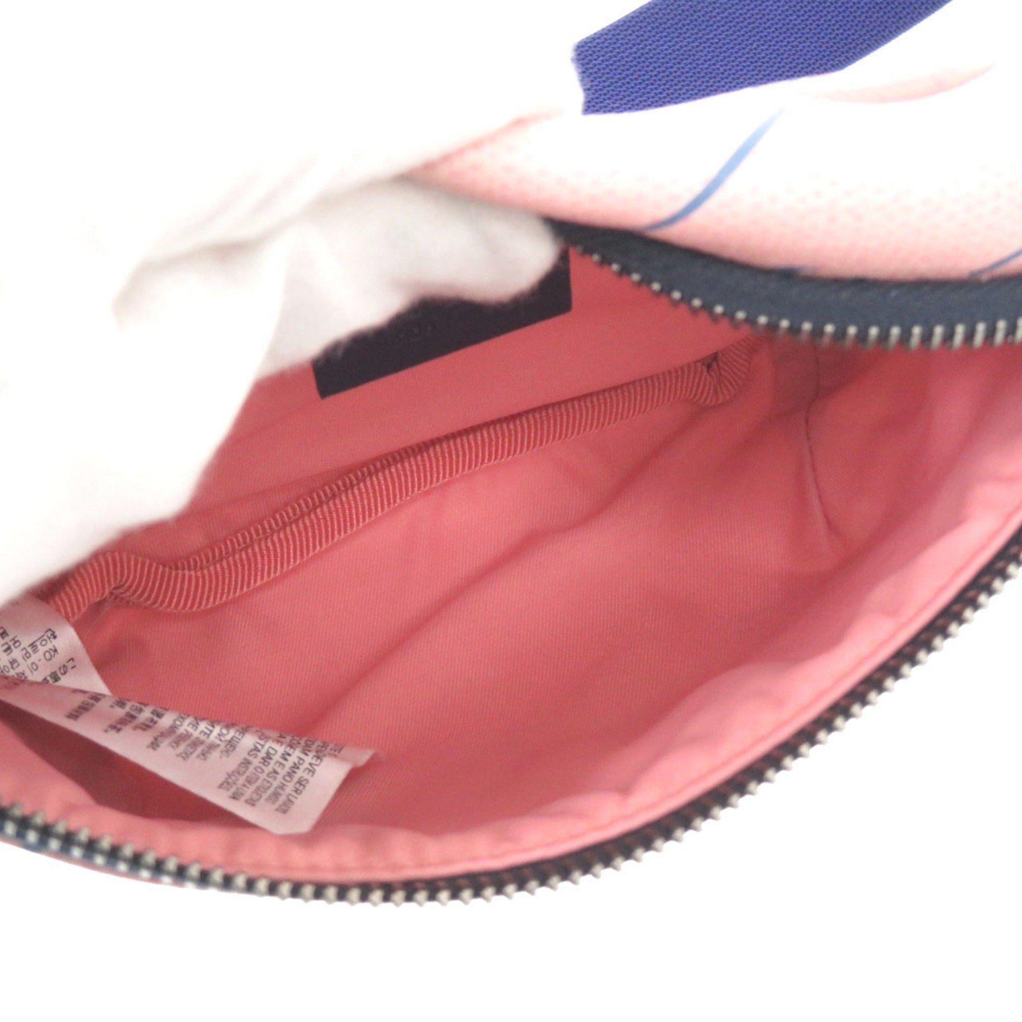 Gucci Blue Pink Leather Fanny Pack Sling Bag (Pre-Owned)