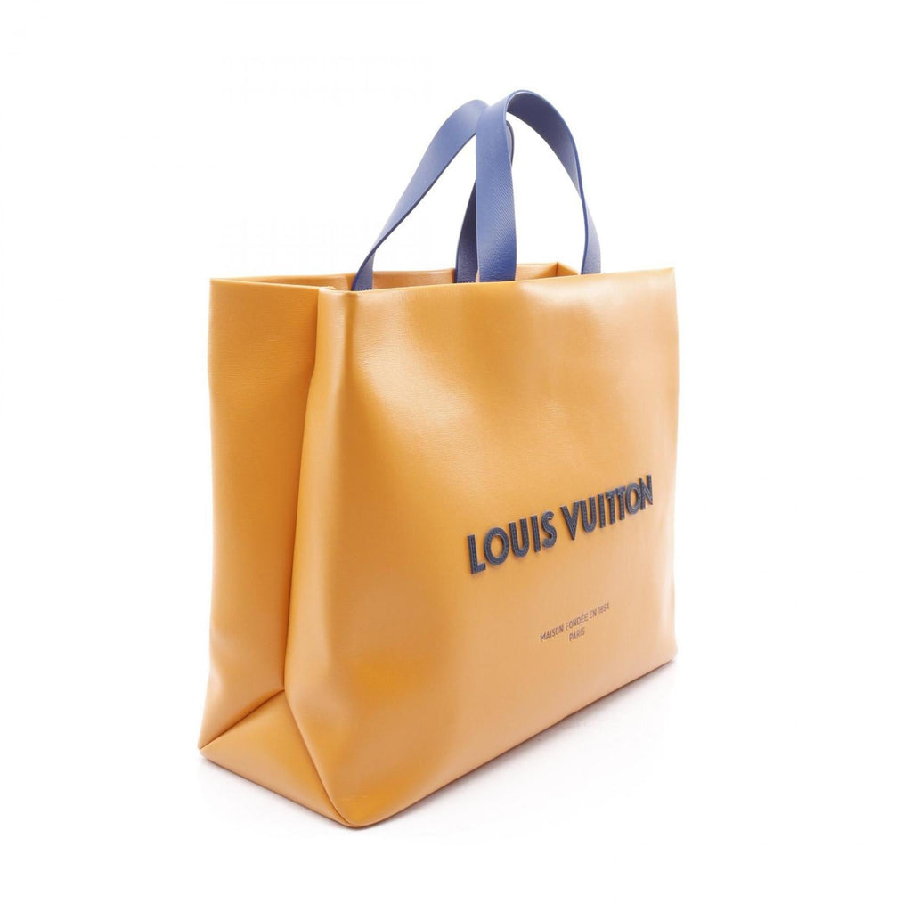 Louis Vuitton Orange Saffron Leather Tote Bag (Pre-Owned)
