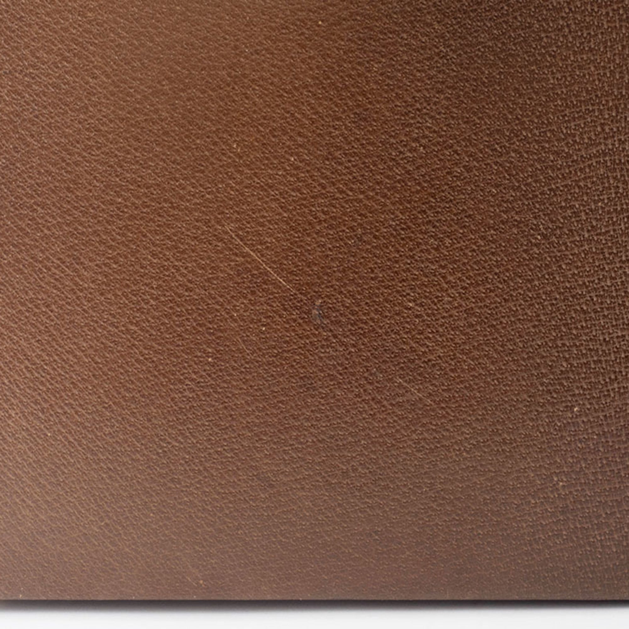 Gucci Brown Leather Attaché Case (Pre-Owned)