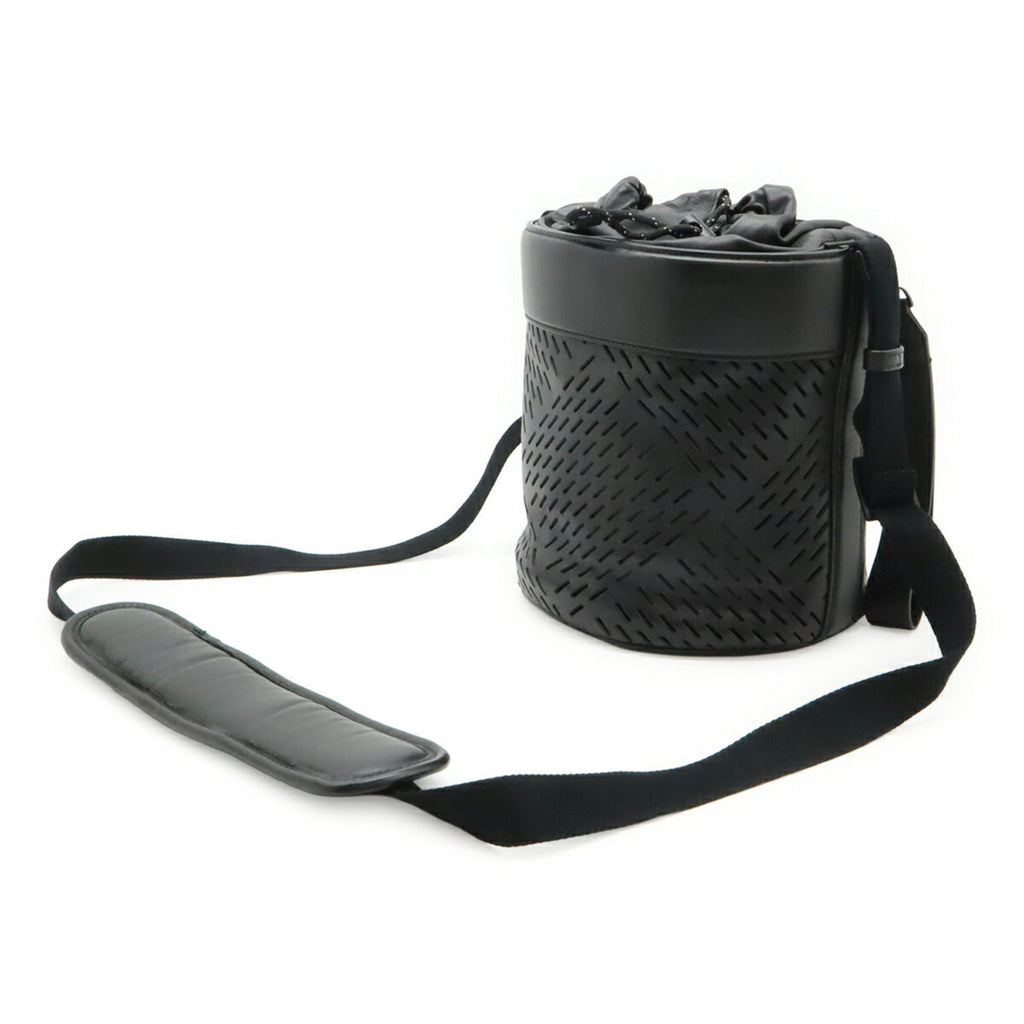 Bottega Veneta Black Leather Shoulder Bag (Pre-Owned)