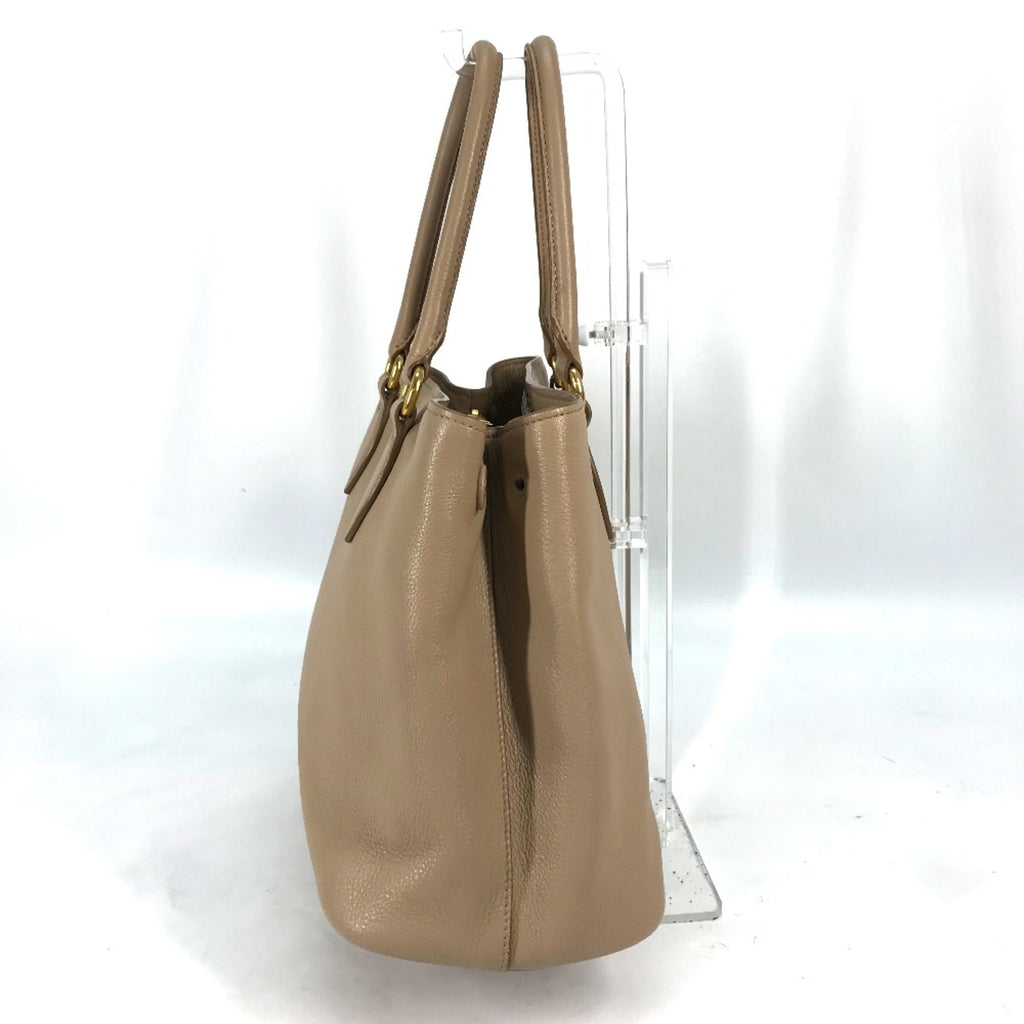 Prada Beige Leather Handbag (Pre-Owned)