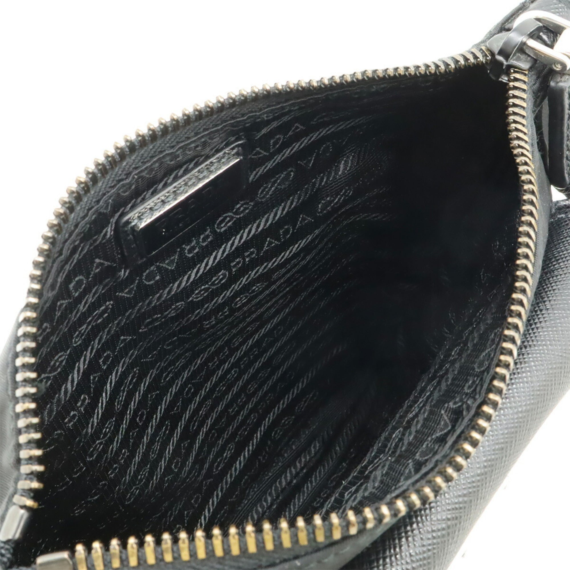 Prada Black Nero Nylon Pouch Sling Bag (Pre-Owned)