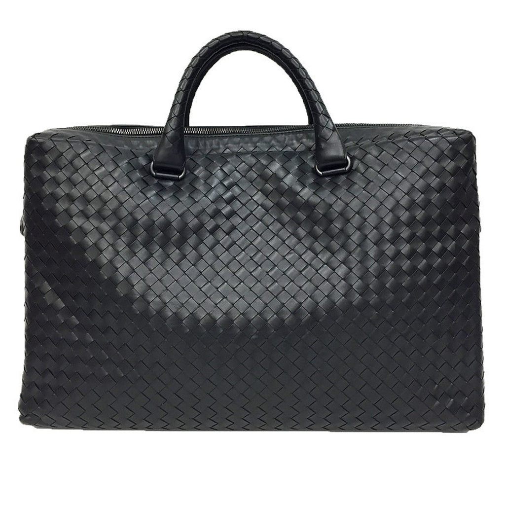 Bottega Veneta Black Leather Handbag (Pre-Owned)
