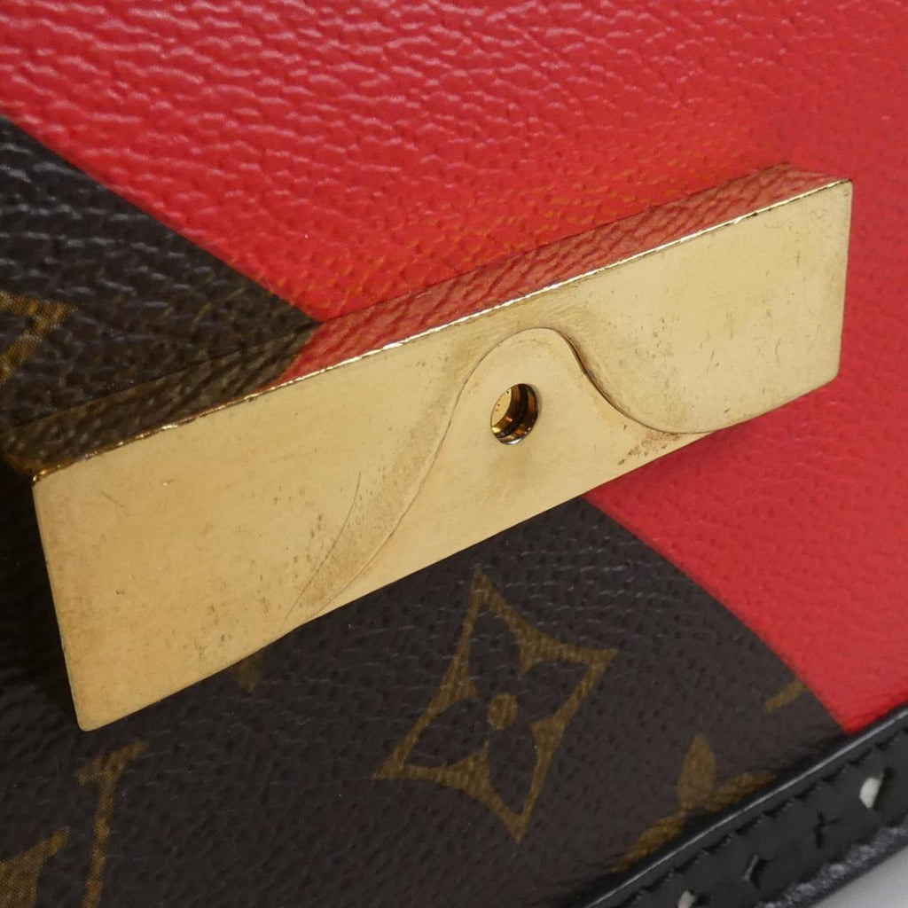 Louis Vuitton Monogram Marron Coated Canvas Shoulder Bag (Pre-Owned)