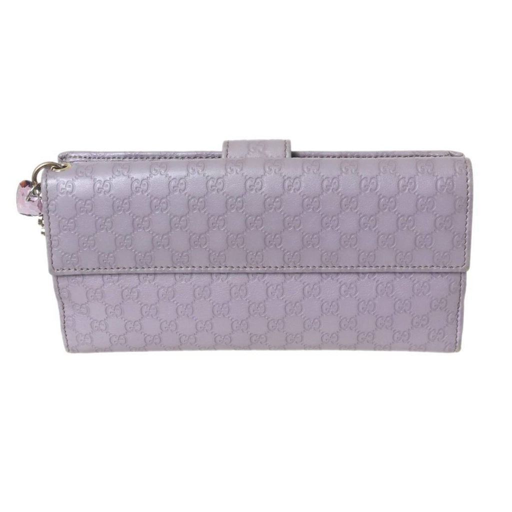 Gucci Purple Gray Long Wallet (Bi-Fold) (Pre-Owned)