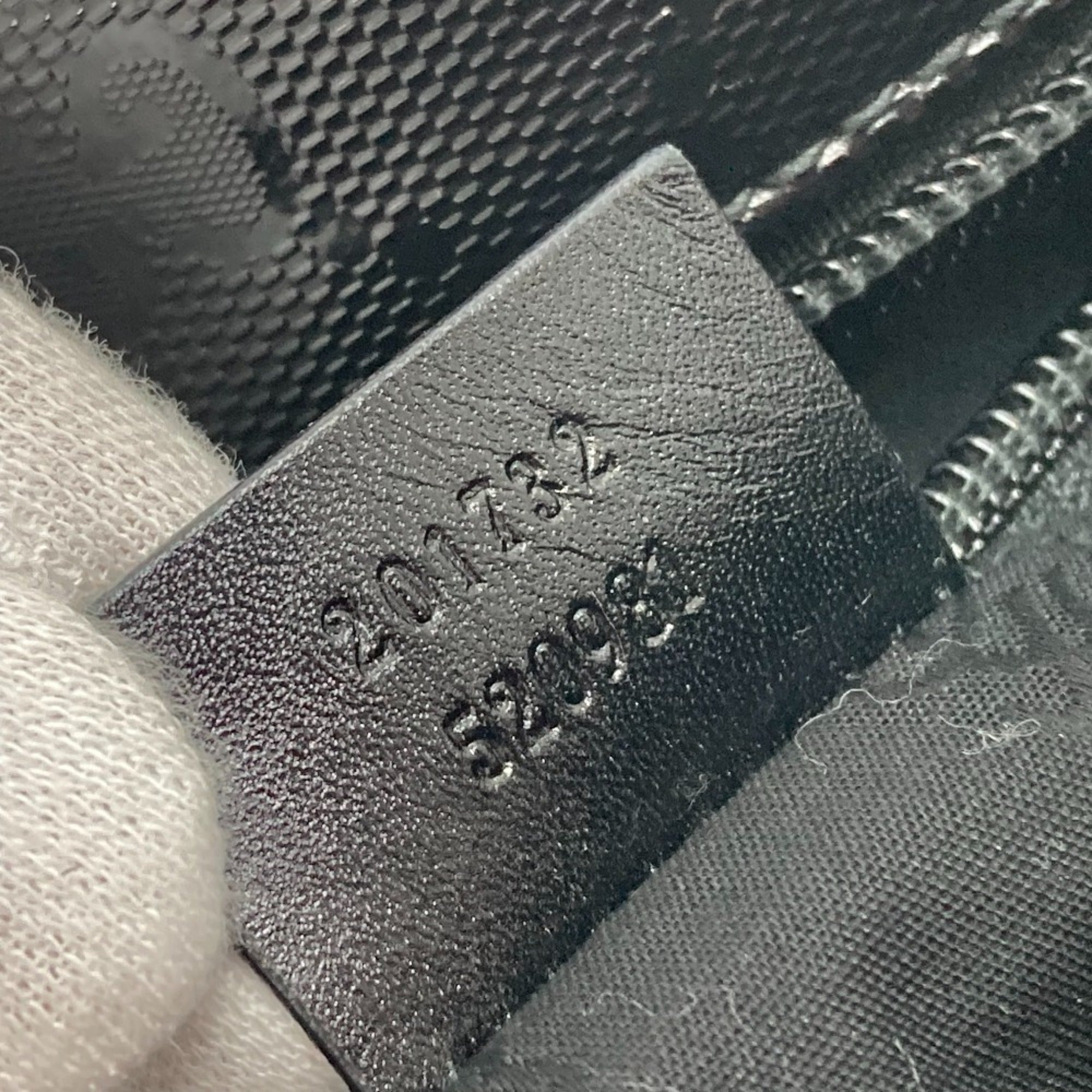 Gucci Black Gg Imprimé Messenger Bag Shoulder Bag (Pre-Owned)