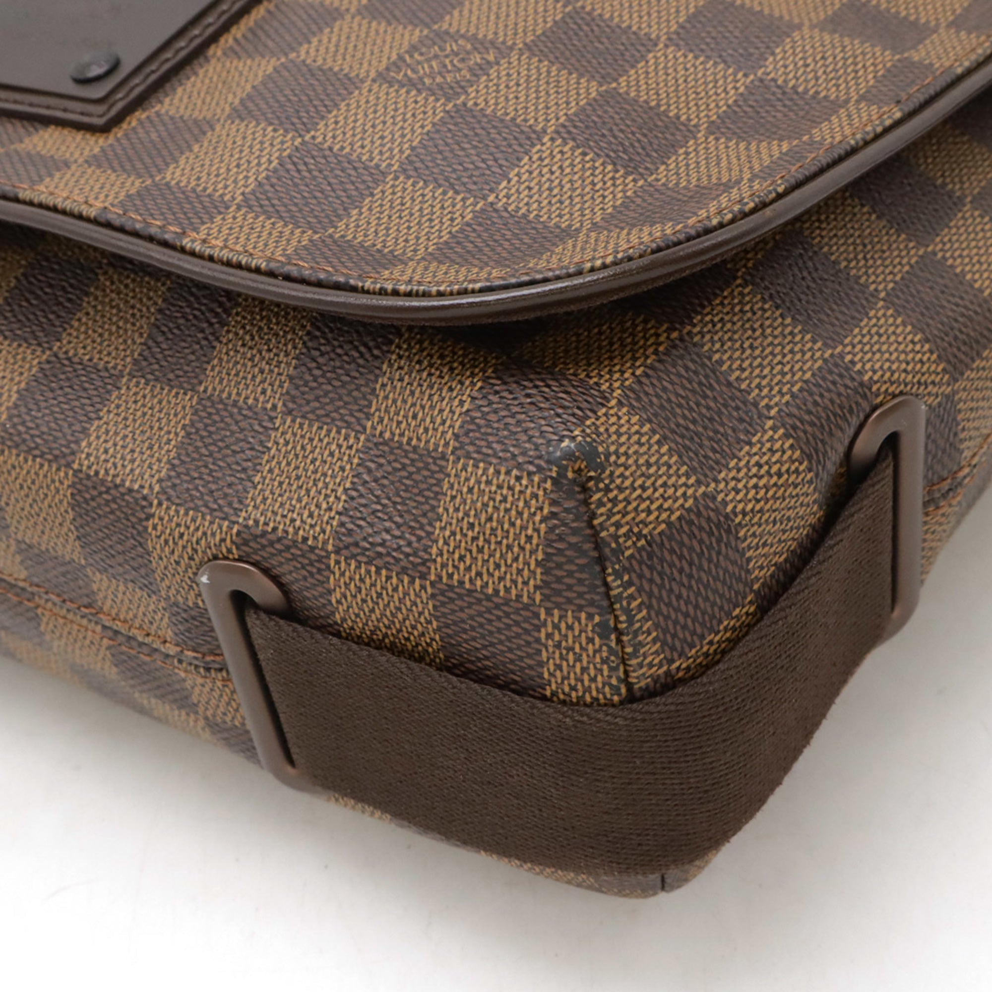 Louis Vuitton Brown Damier Canvas Pvc Shoulder Bag (Pre-Owned)