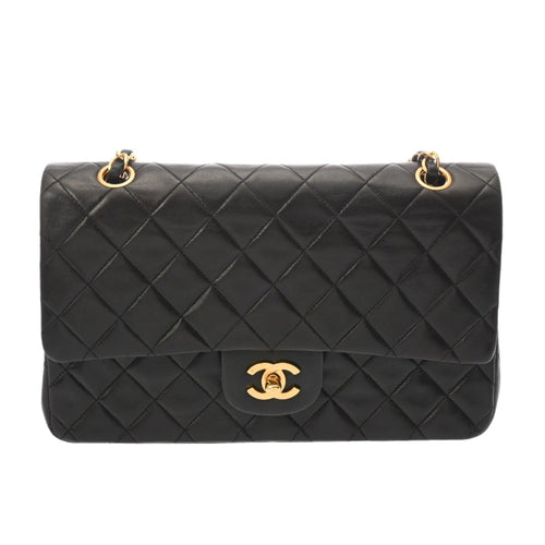 Chanel Black Leather Shoulder Bag (Pre-Owned)