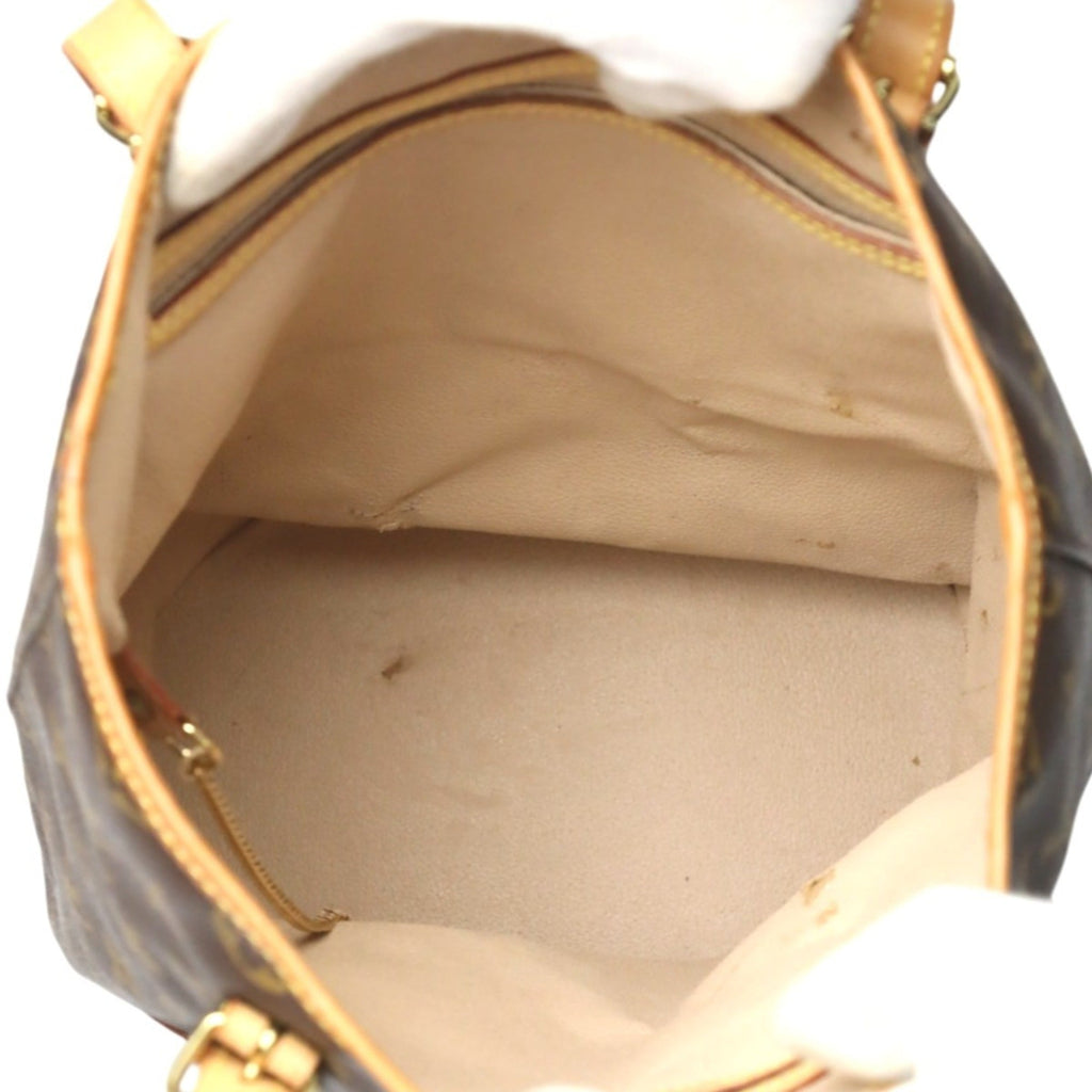 Louis Vuitton Brown Monogram Canvas Shoulder Bag Tote Bag (Pre-Owned)