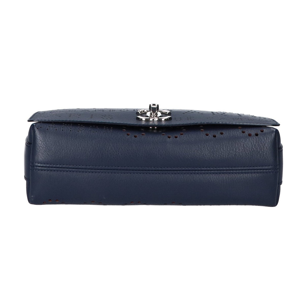Chanel Navy Leather Shoulder Bag (Pre-Owned)