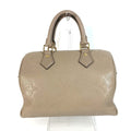 Louis Vuitton Beige Tourterelle Monogram Empreinte Boston Bag Handbag Shoulder Bag (Pre-Owned)