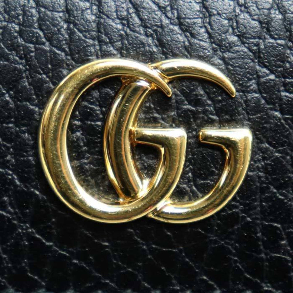 Gucci Black Leather Wallet (Tri-Fold) (Pre-Owned)