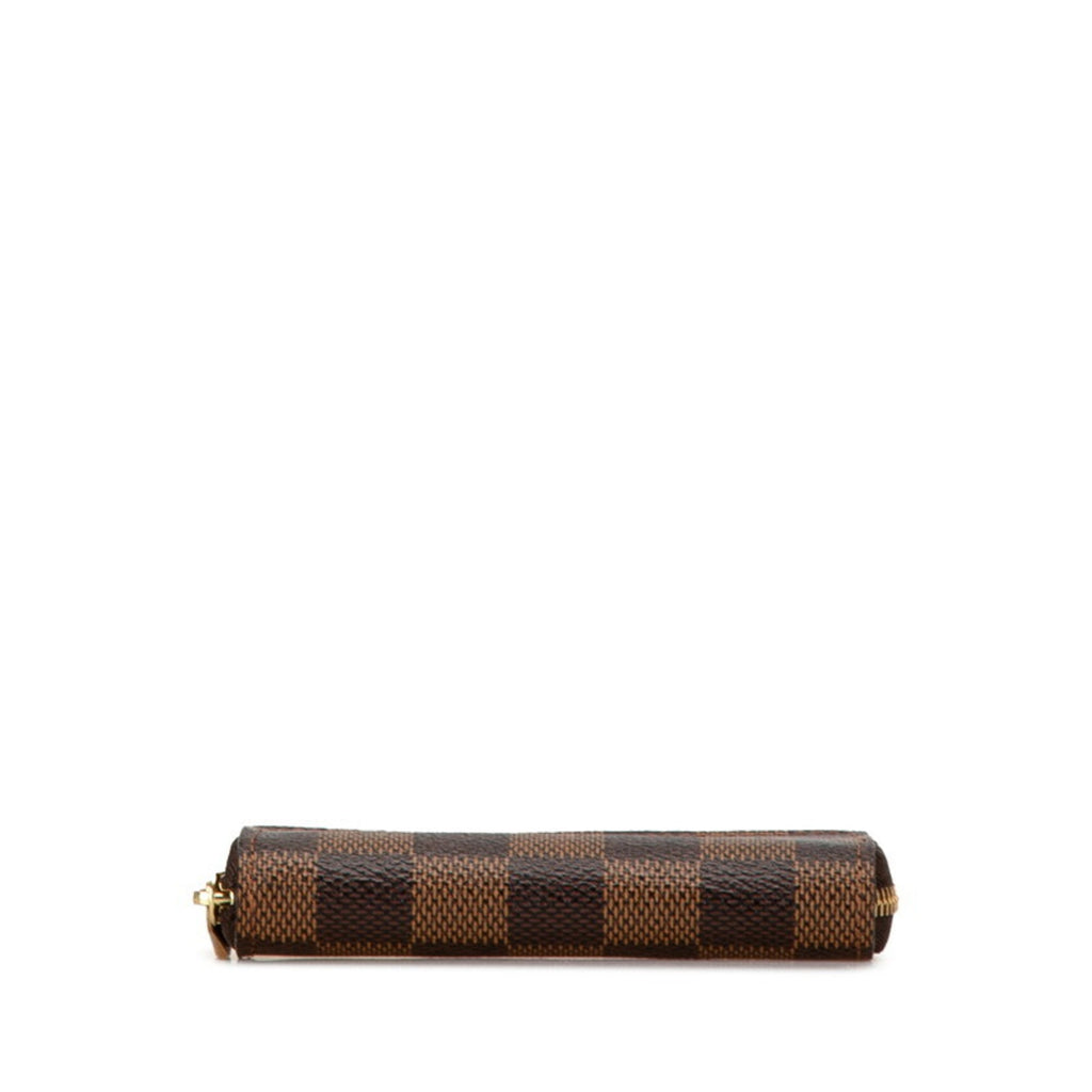 Louis Vuitton Brown Damier Canvas Pvc Leather Coin Purse/Coin Case (Pre-Owned)