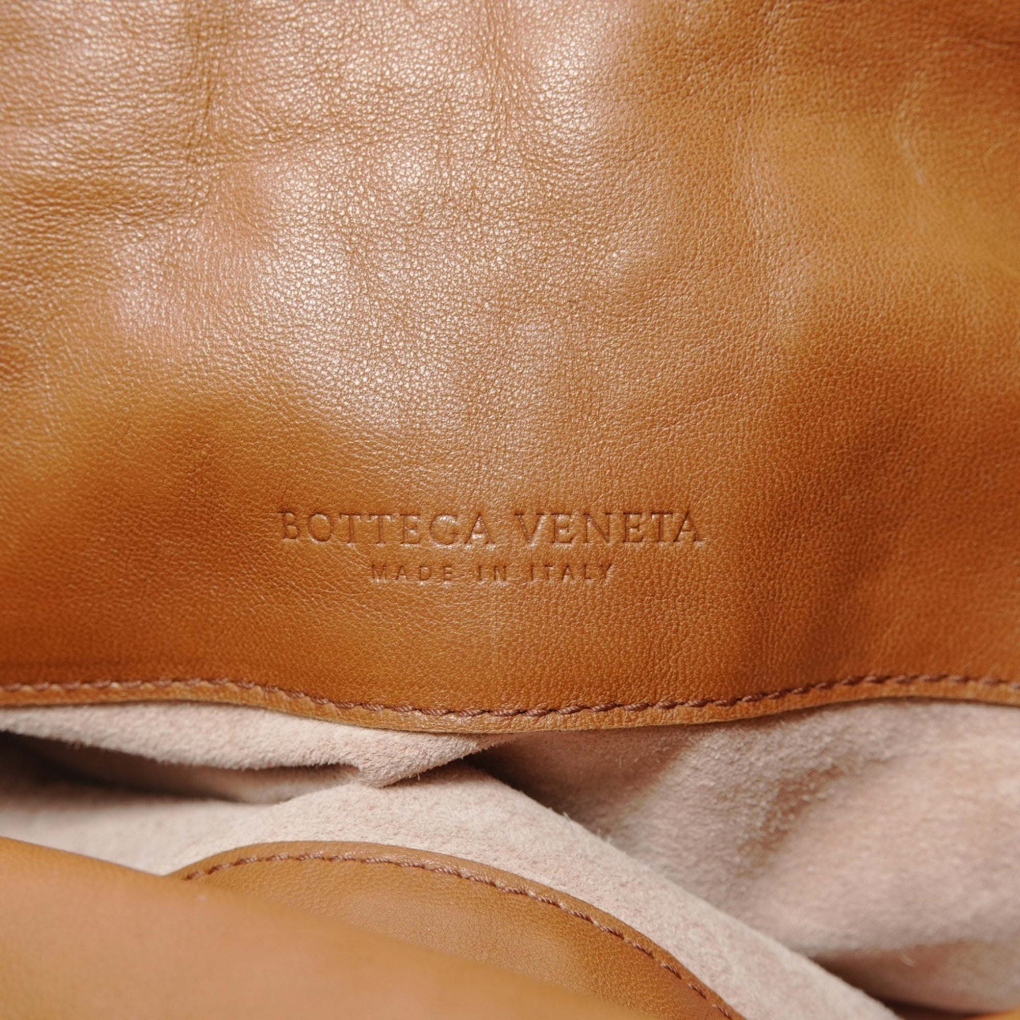 Bottega Veneta Intrecciato Brown Intrecciato Shoulder Bag (Pre-Owned)