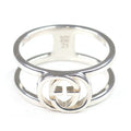 Gucci Sterling Silver 925 Band Ring (Pre-Owned)