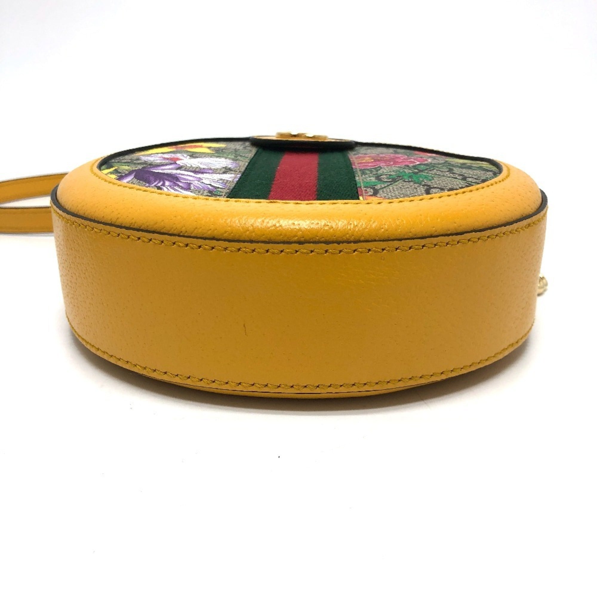 Gucci Yellow Gg Supreme Shoulder Bag (Pre-Owned)