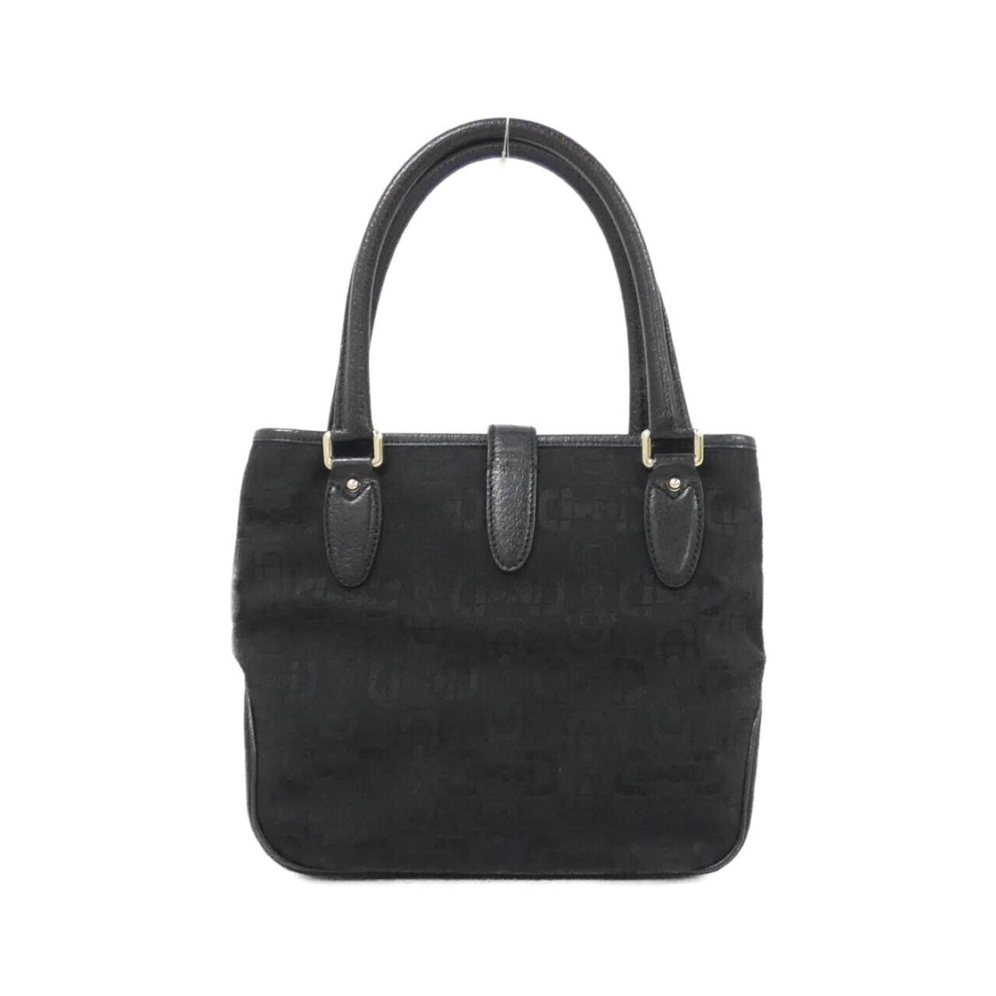 Gucci Black Canvas Handbag (Pre-Owned)