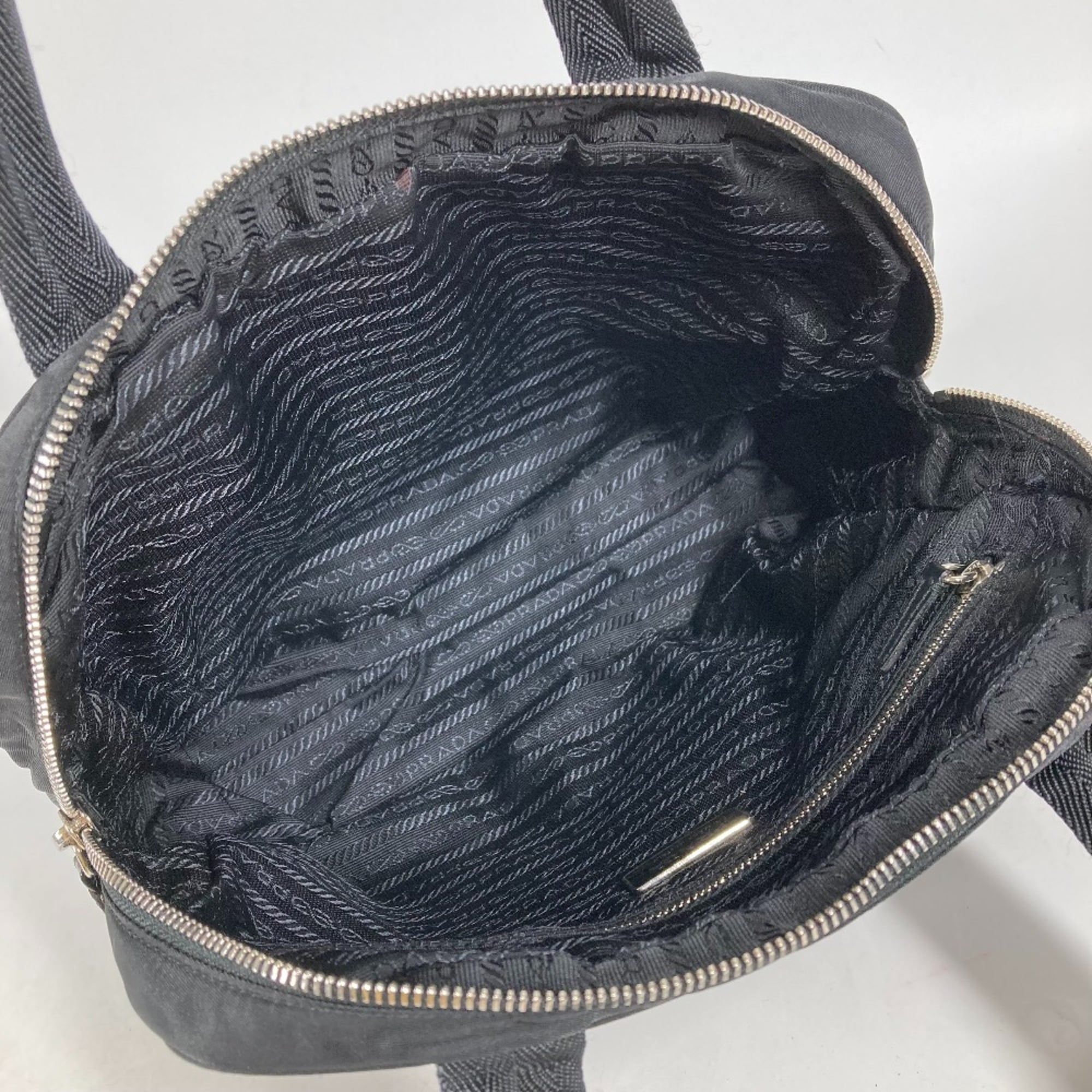 Prada Black Nylon Handbag (Pre-Owned)