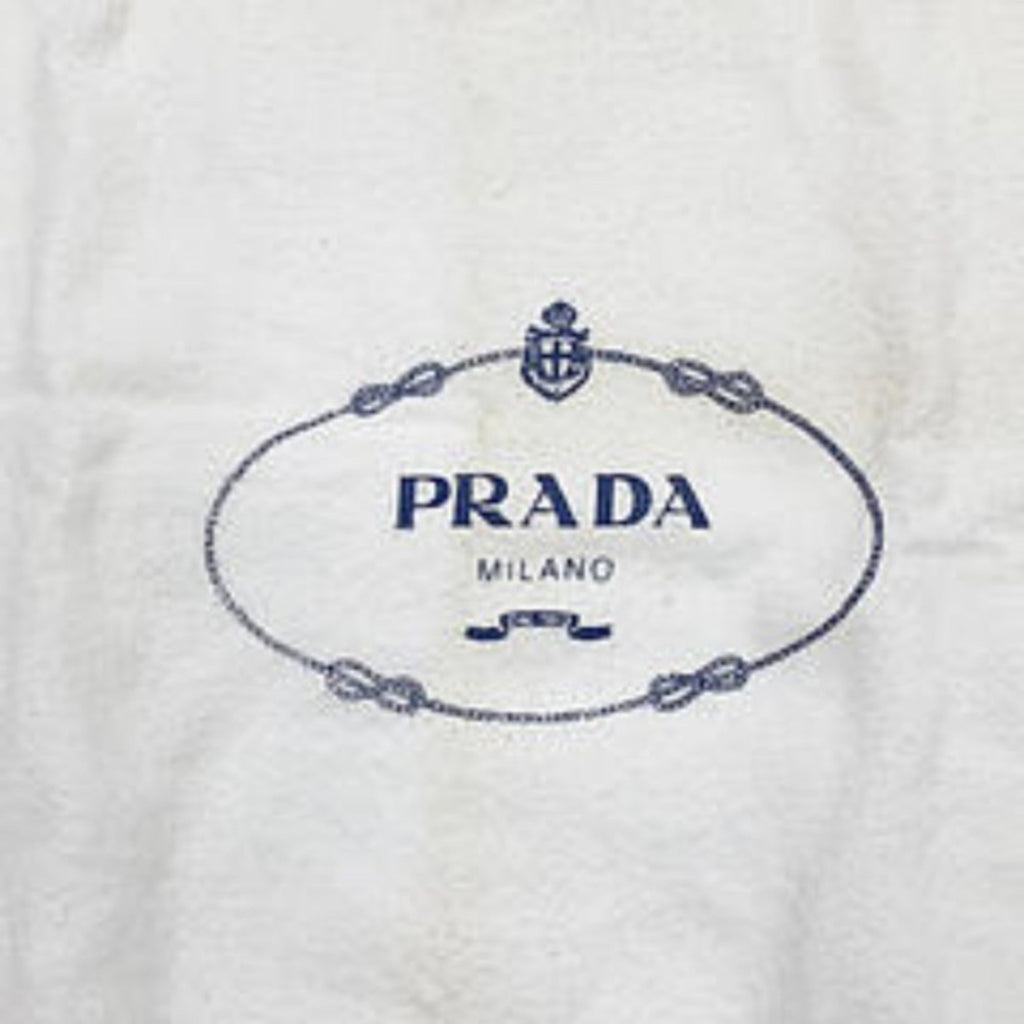 Prada Red Color Denim Tote Bag (Pre-Owned)