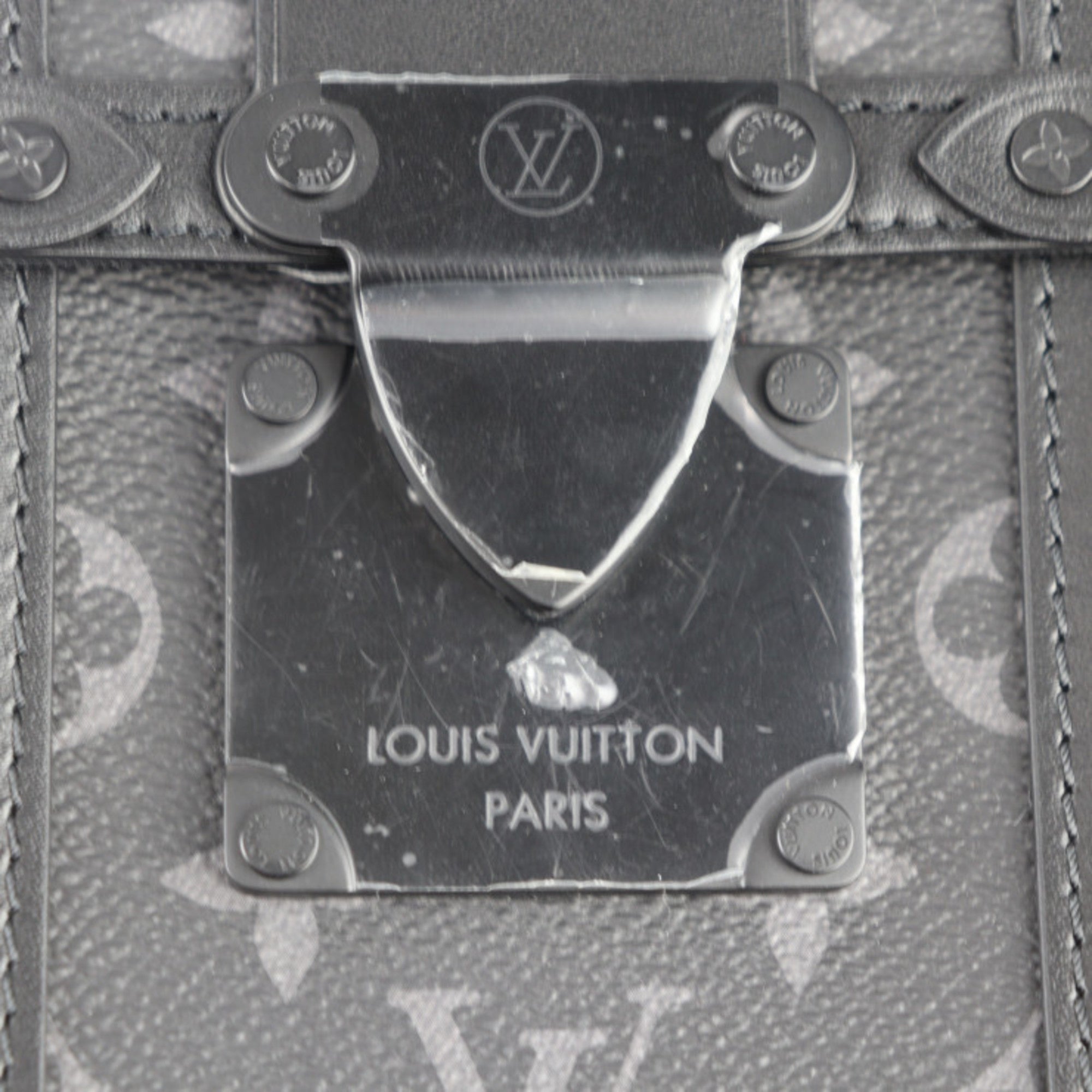 Louis Vuitton Black Monogram Eclipse Pvc Leather Shoulder Bag (Pre-Owned)