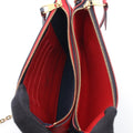 Louis Vuitton Monogram Empreinte Marine Rouge Navy Red Color Monogram Empreinte Pochette Shoulder Bag (Pre-Owned)