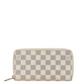 Louis Vuitton White Damier Azur Long Wallet (Bi-Fold) (Pre-Owned)