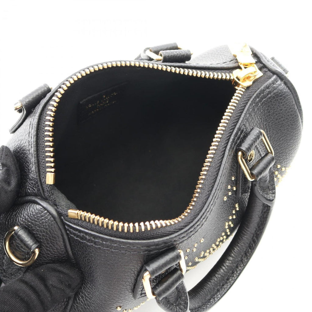 Louis Vuitton Black Leather Handbag (Pre-Owned)