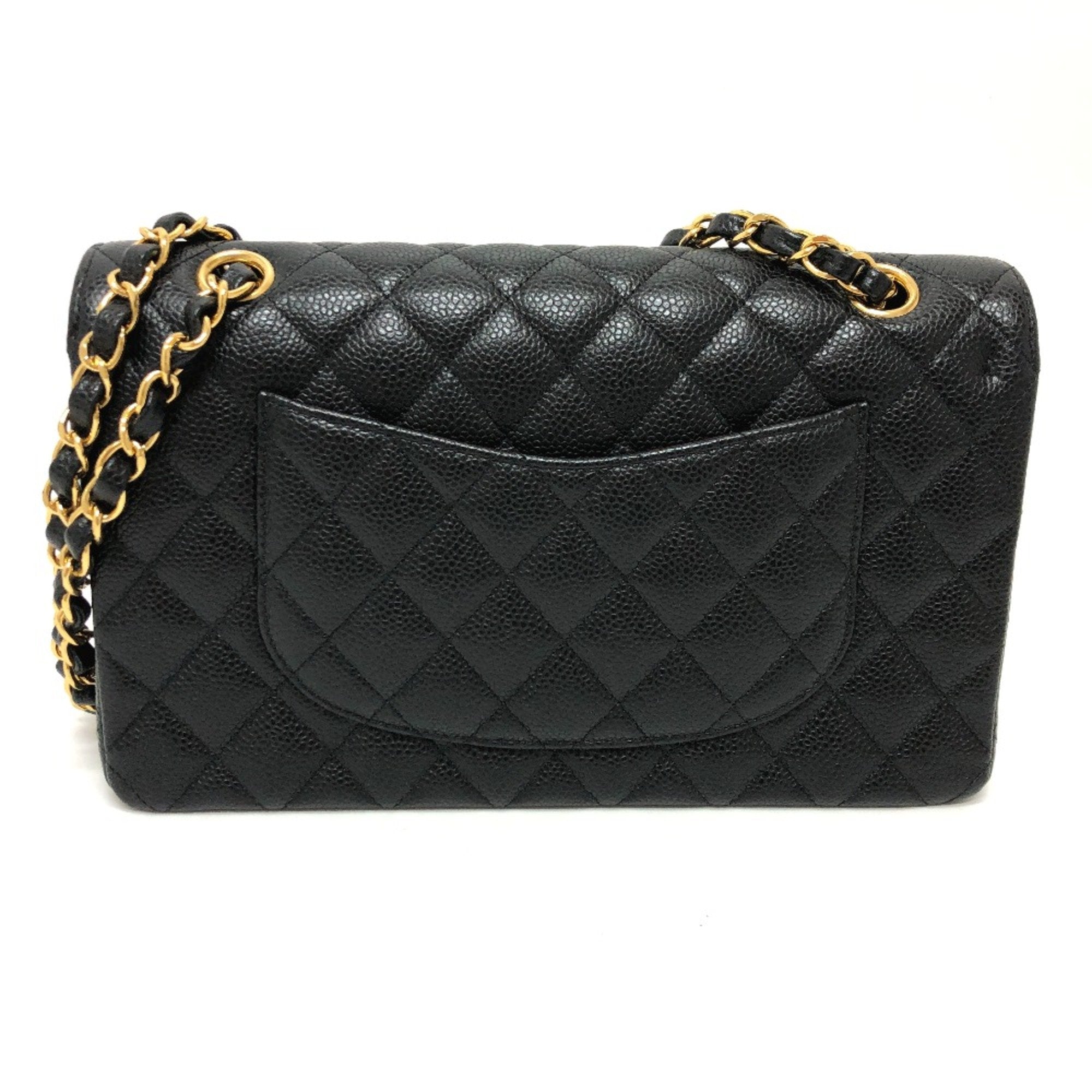 Chanel Black Leather Shoulder Bag (Pre-Owned)