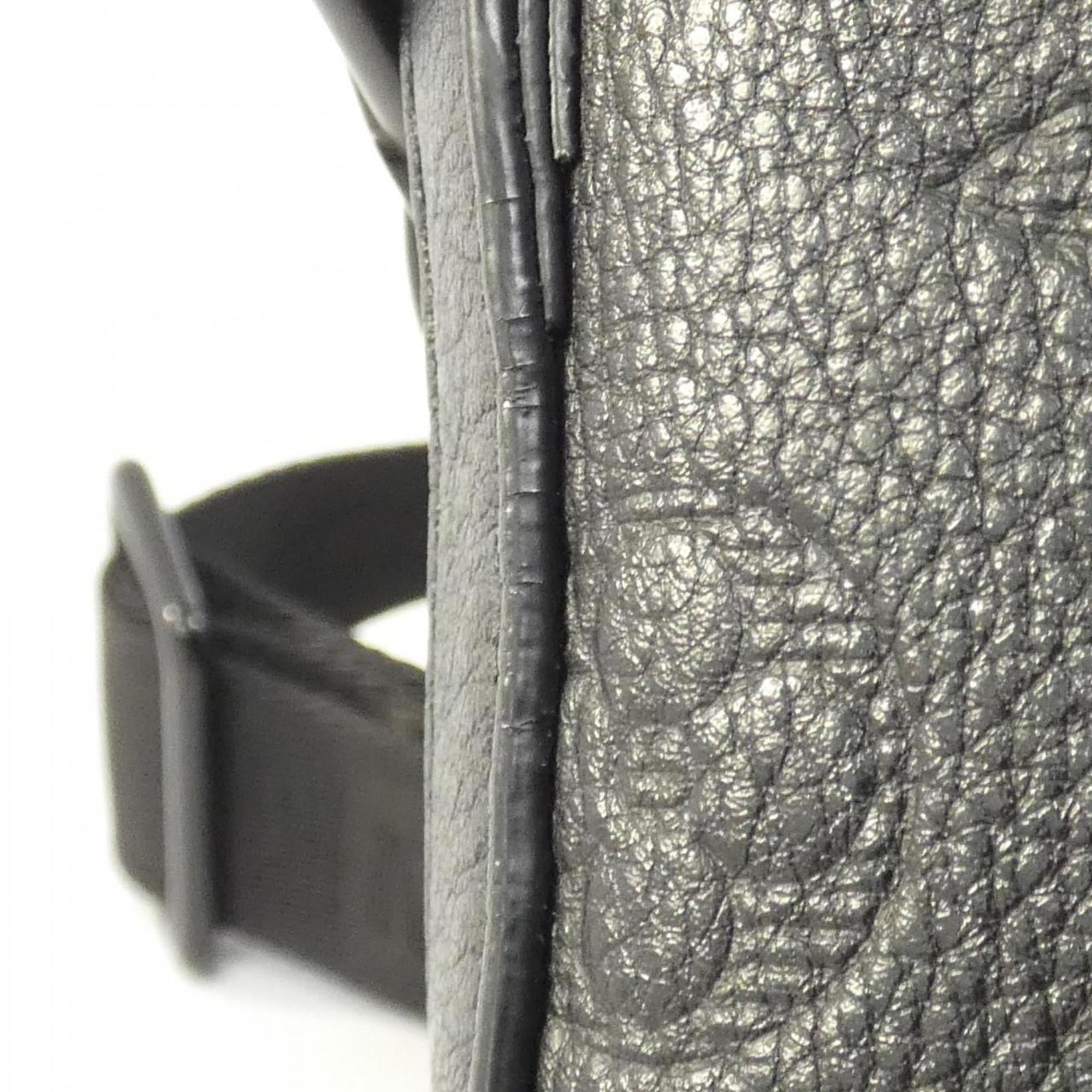 Louis Vuitton Black Monogram Shadow Shoulder Bag (Pre-Owned)