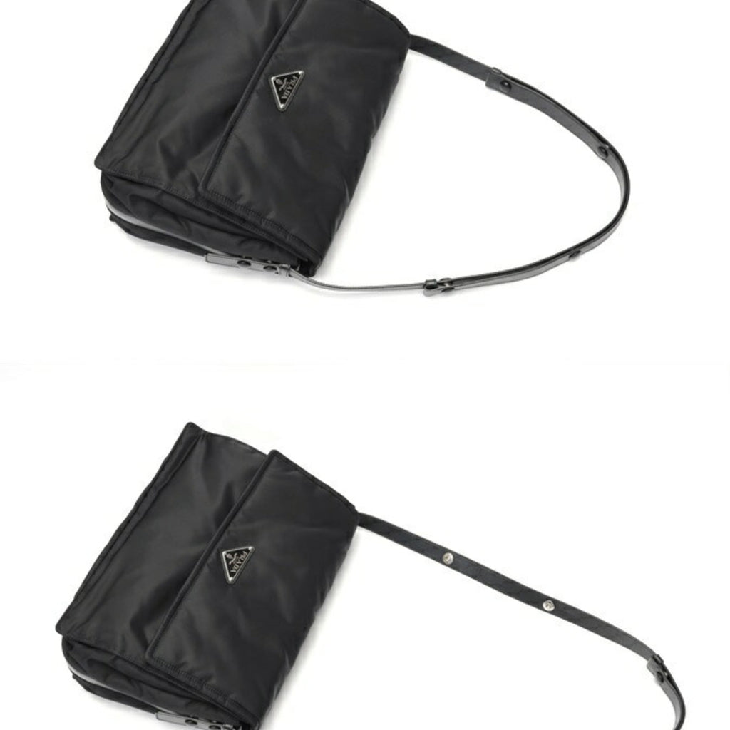 Prada Black Nylon Shoulder Bag (Pre-Owned)