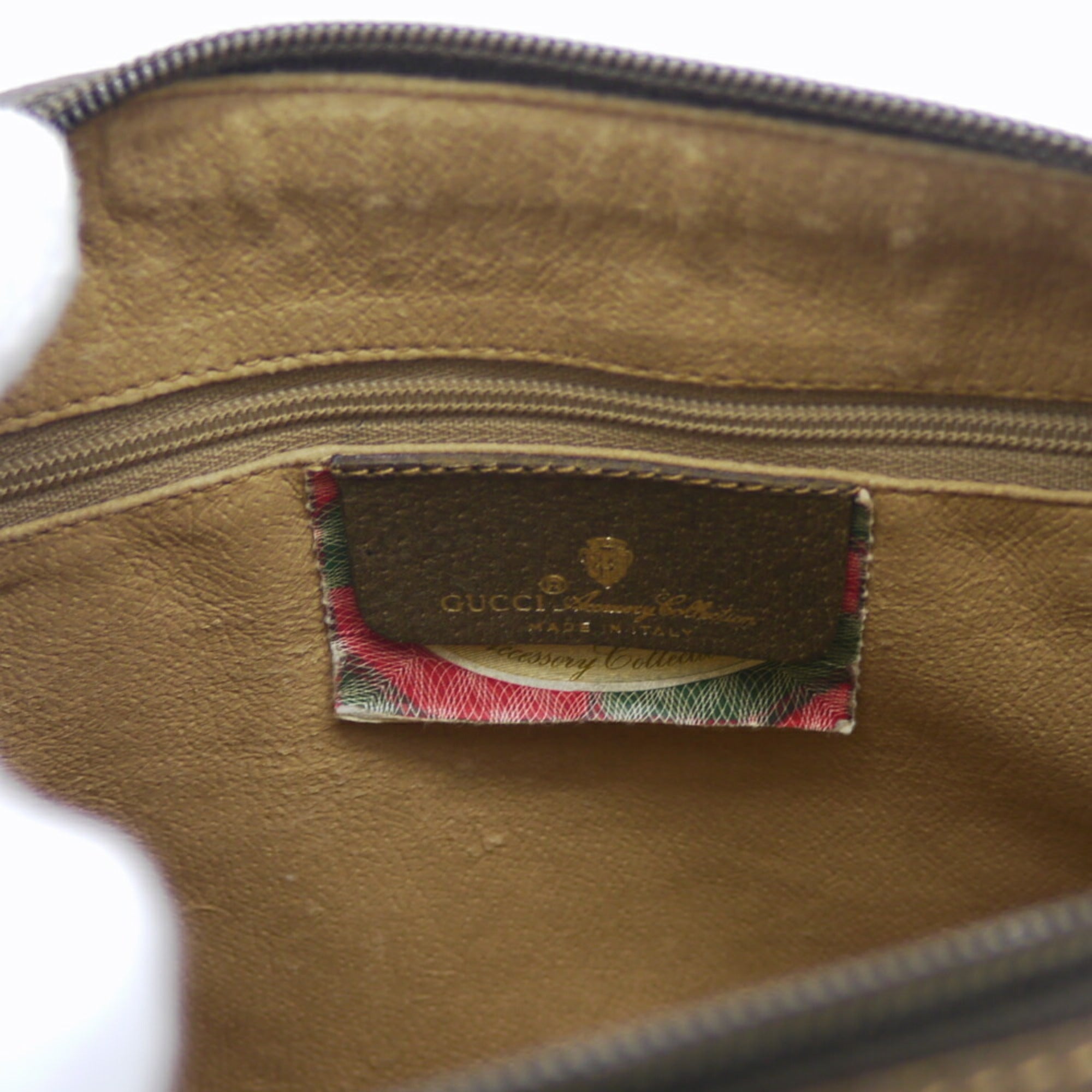 Gucci Beige Pvc Leather Boston Bag (Pre-Owned)