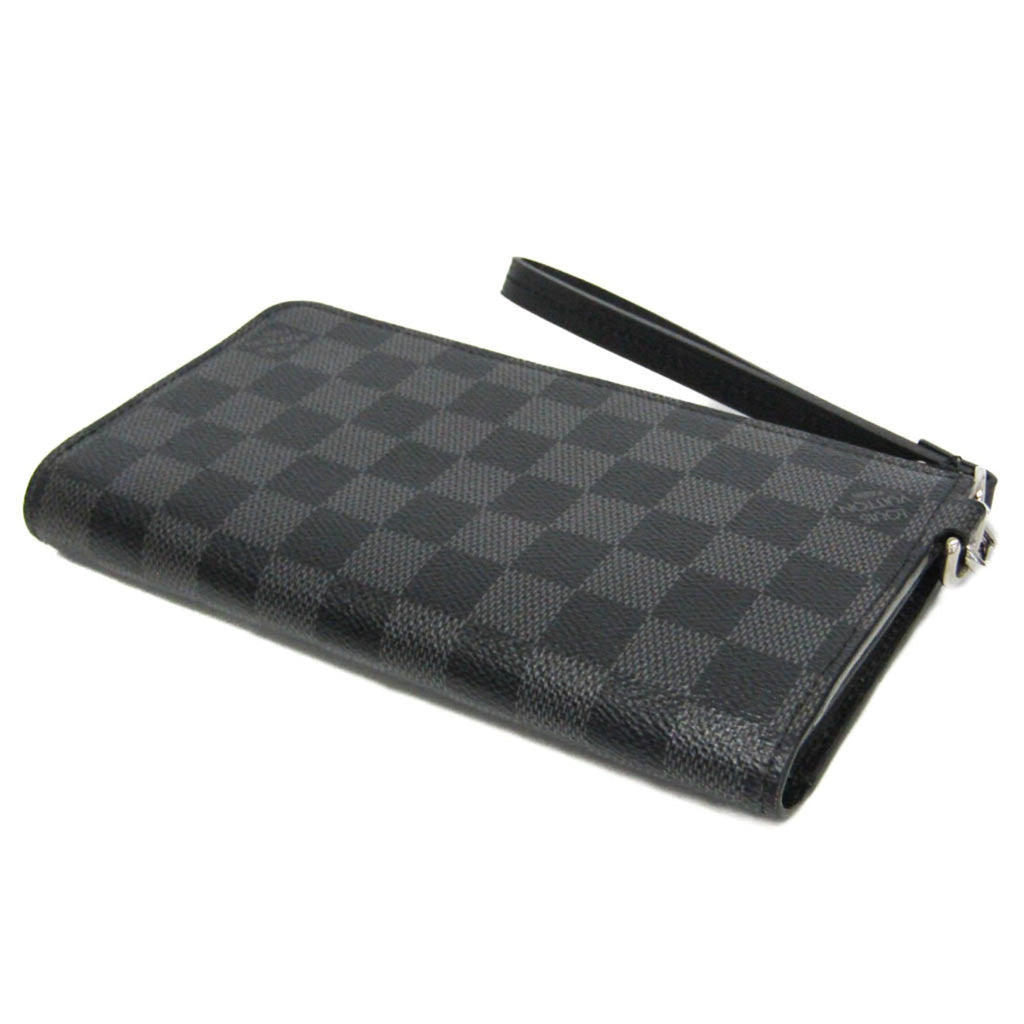 Louis Vuitton Damier Graphite Black Damier Graphite Long Wallet (Bi-Fold) (Pre-Owned)