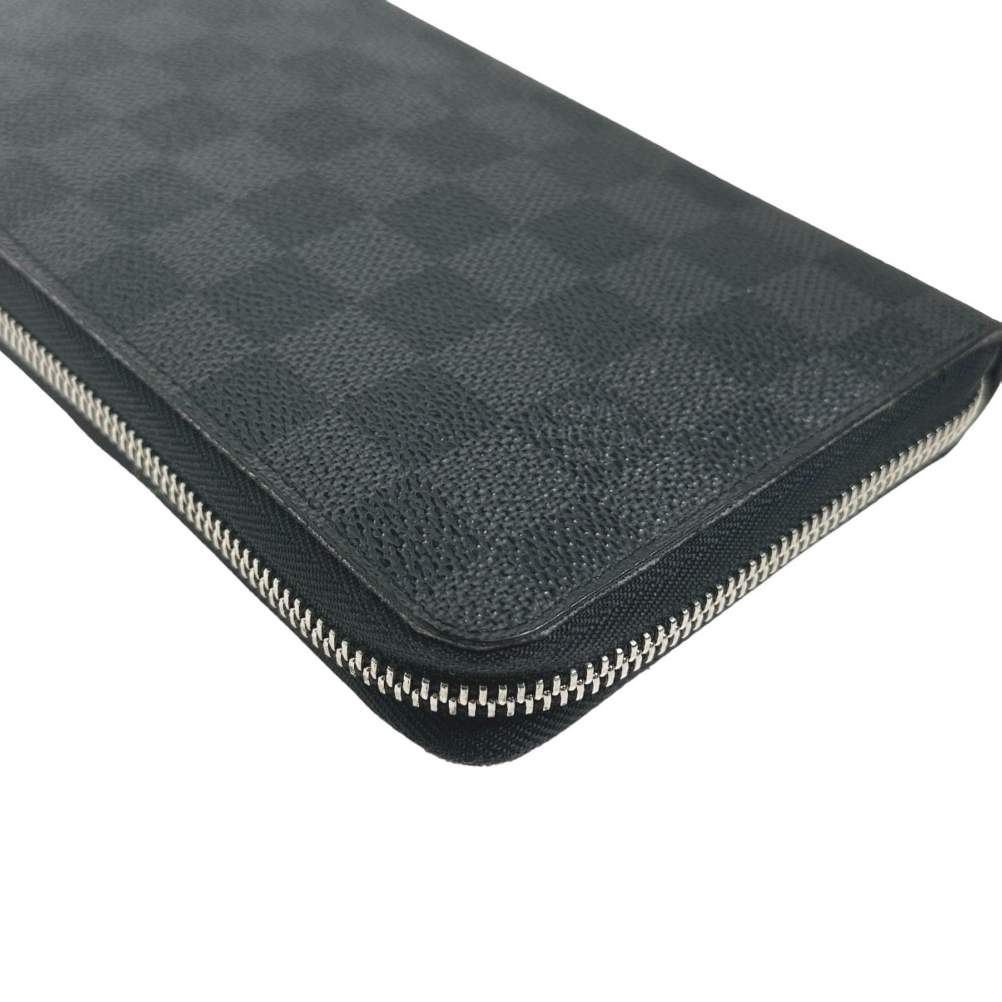 Louis Vuitton Black Damier Graphite Long Wallet (Bi-Fold) (Pre-Owned)