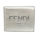 Fendi Silver Leather Wallet (Bi-Fold) (Pre-Owned)