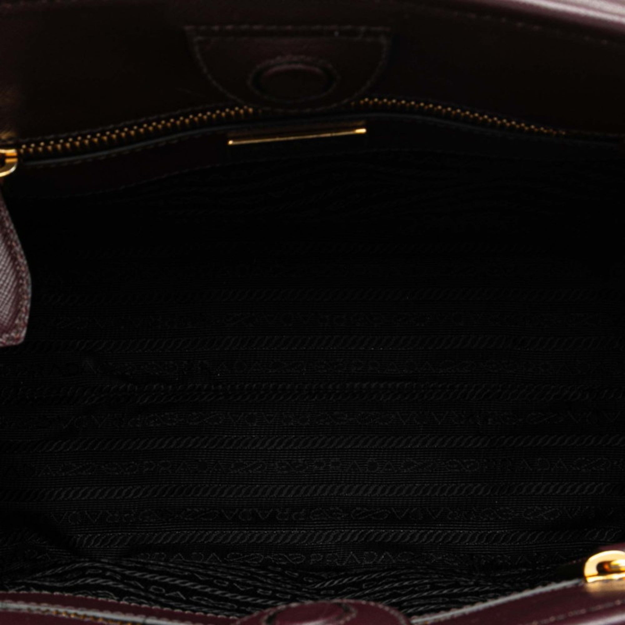 Prada Purple Nylon Leather Handbag Shoulder Bag (Pre-Owned)