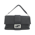Fendi Black Leather Shoulder Bag (Pre-Owned)