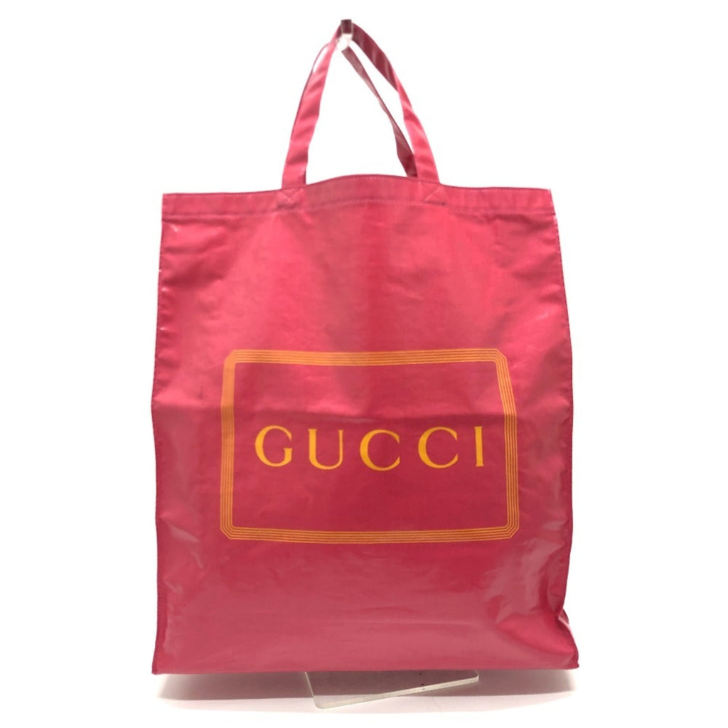 Gucci Pink Coated Canvas Handbag Tote Bag (Pre-Owned)