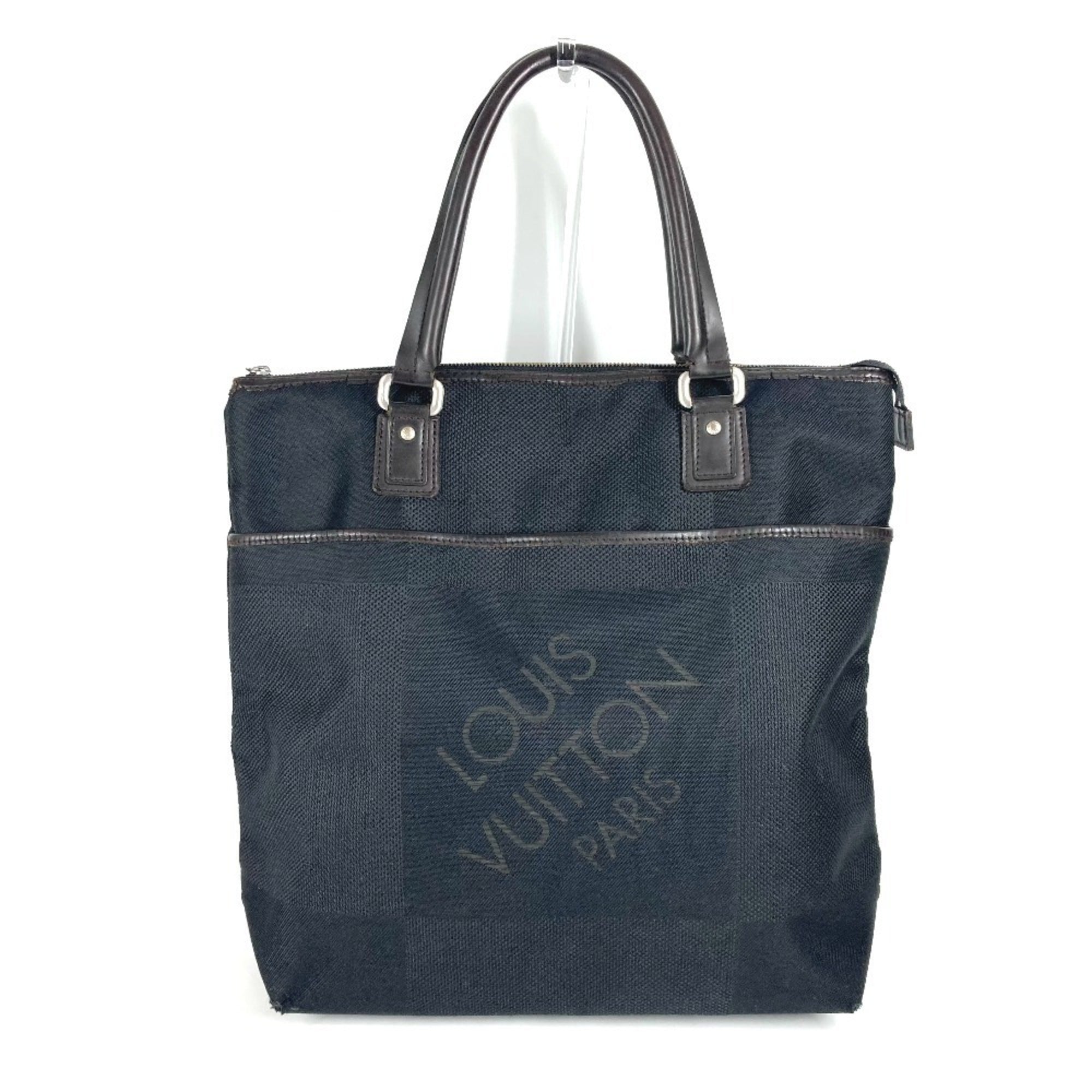 Louis Vuitton Black Noir Damier Geant Shoulder Bag Tote Bag (Pre-Owned)