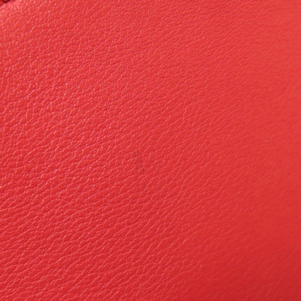 Fendi Red Color Leather Handbag (Pre-Owned)