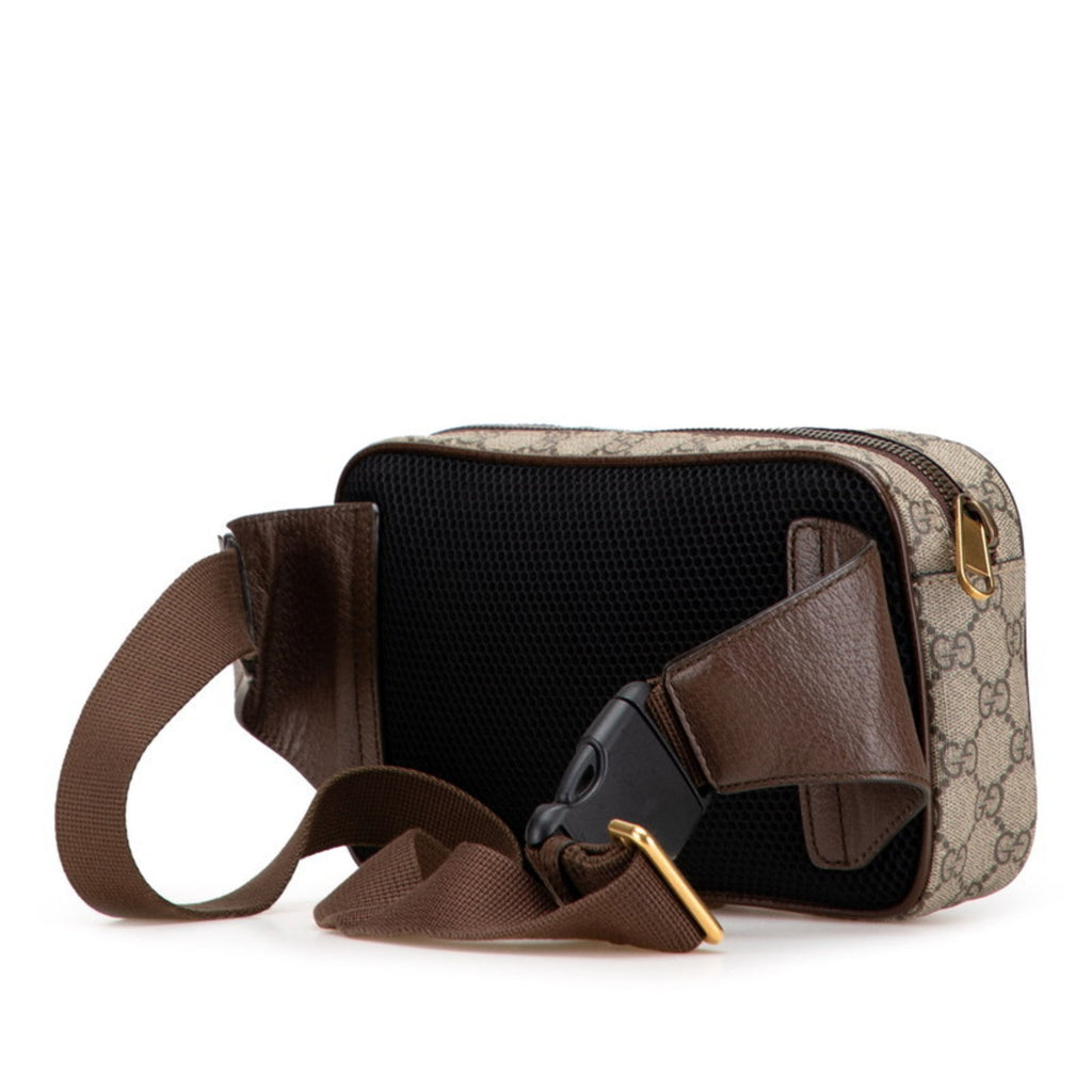 Gucci Beige Brown Pvc Leather Sling Bag (Pre-Owned)