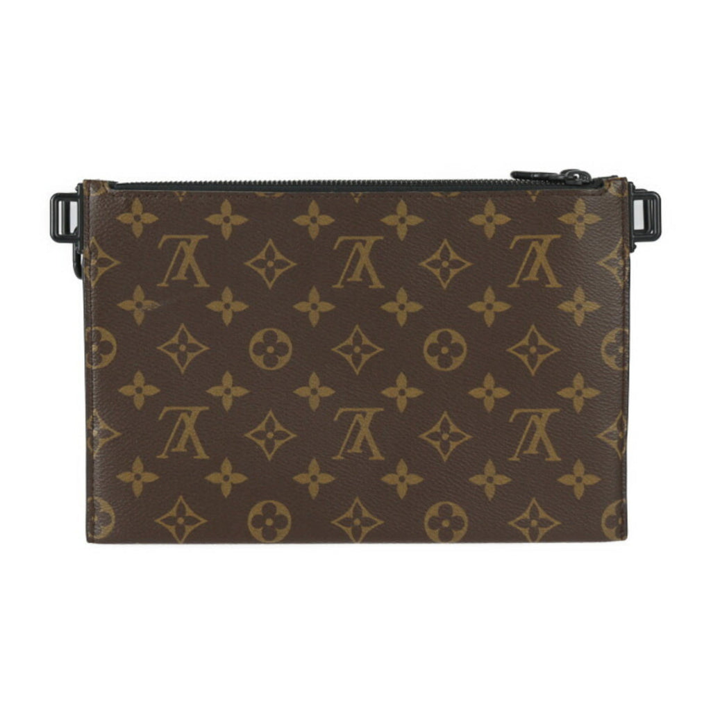 Louis Vuitton Black Brown Monogram Monogram Monogram Empreinte Clutch Bag Pouch Shoulder Bag (Pre-Owned)