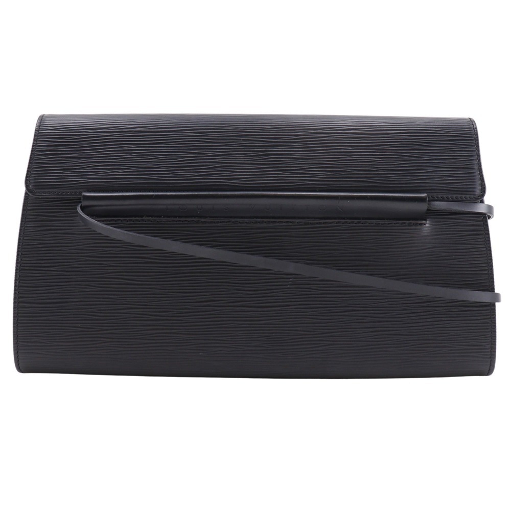 Louis Vuitton Black Noir Epi Leather Shoulder Bag (Pre-Owned)