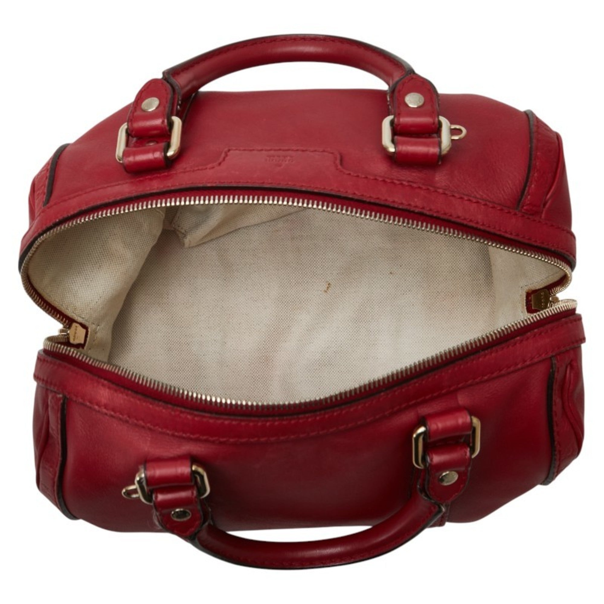 Gucci Red Color Handbag Shoulder Bag (Pre-Owned)