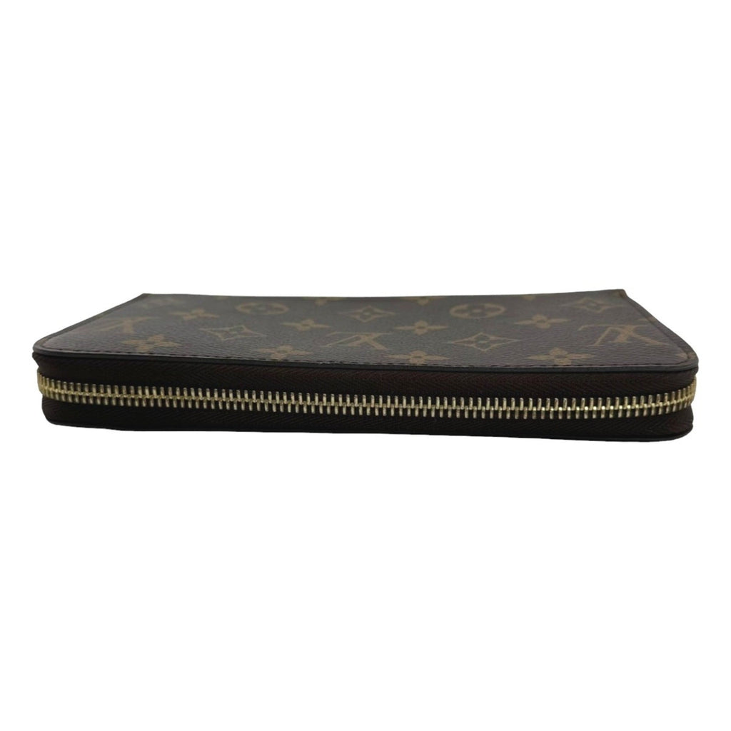 Louis Vuitton Monogram Brown Fuchsia Monogram Long Wallet (Bi-Fold) (Pre-Owned)