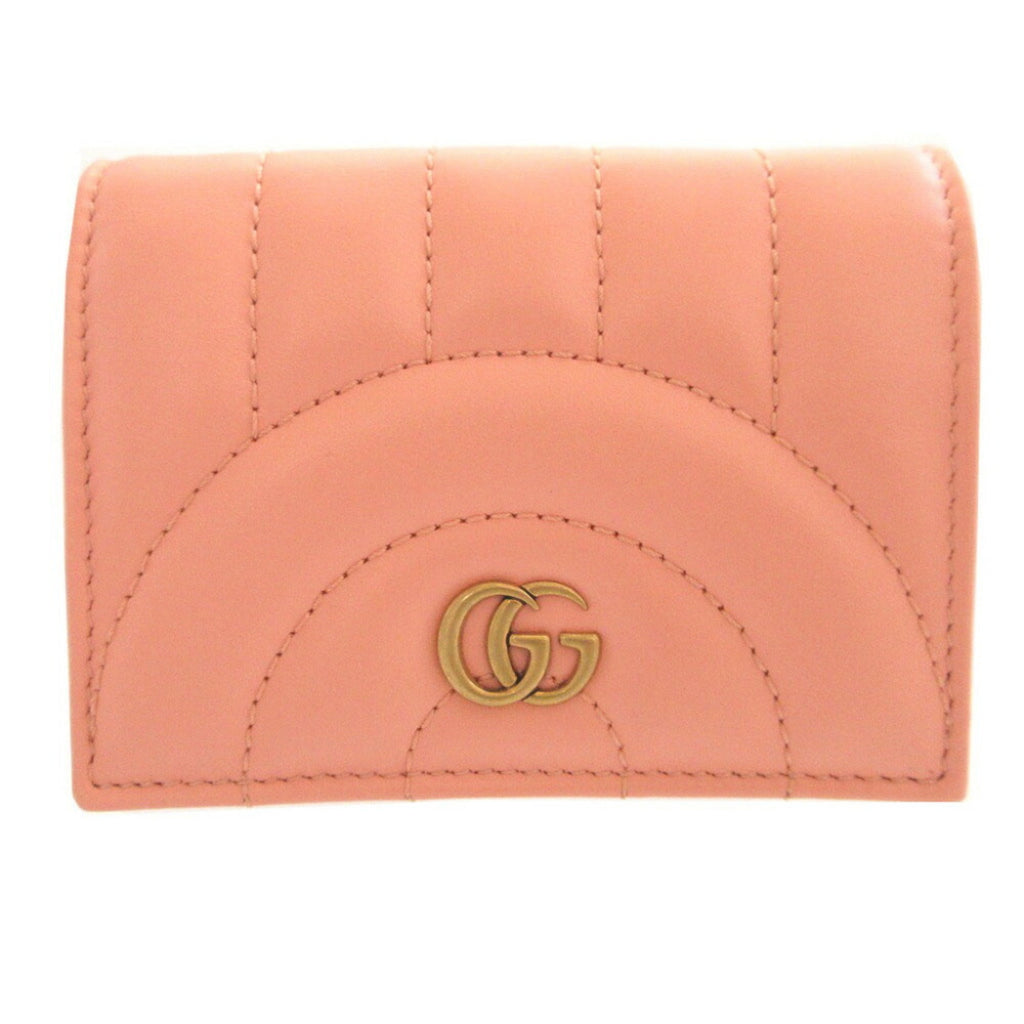 Gucci Pink Leather Wallet (Bi-Fold) (Pre-Owned)