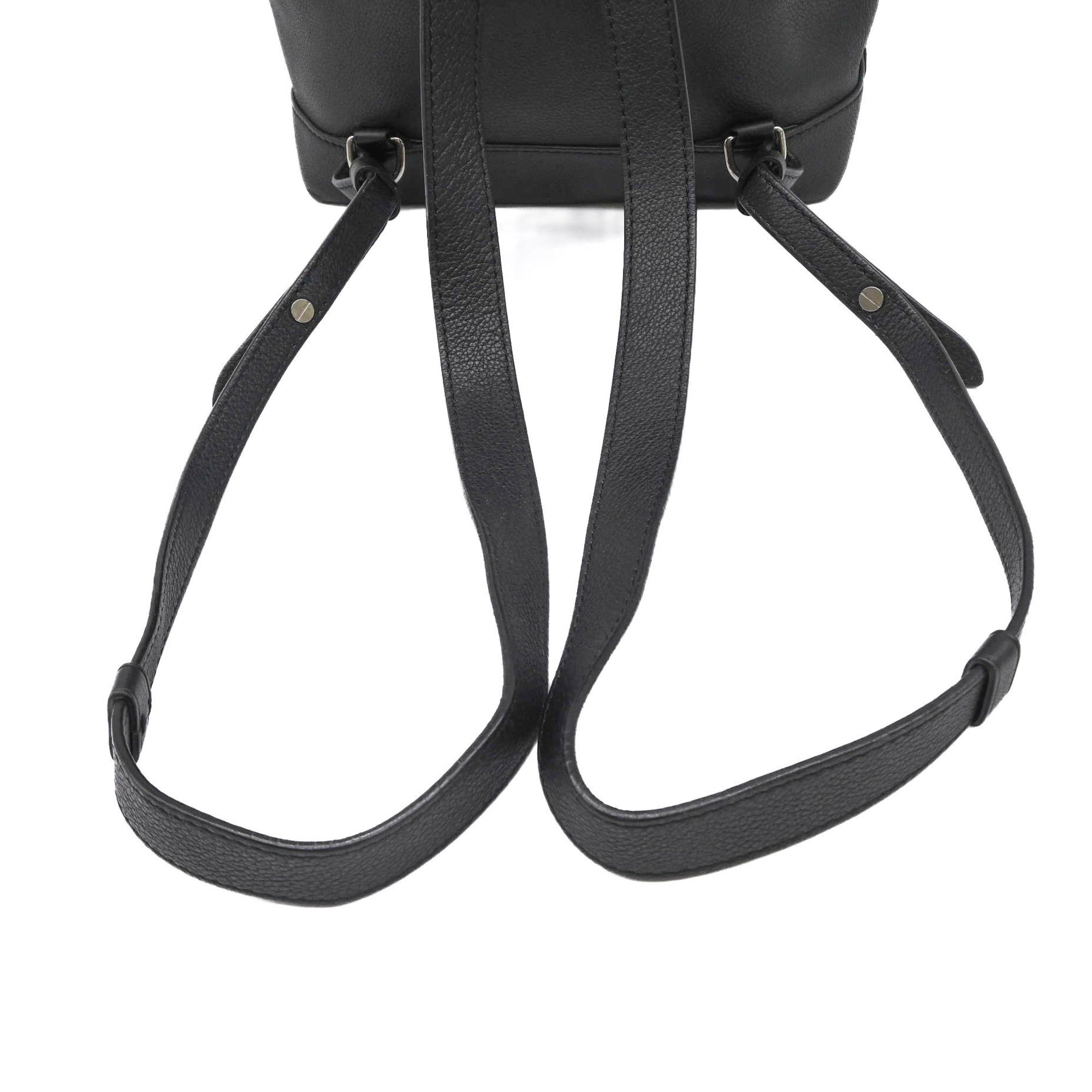 Louis Vuitton Black Leather Backpack (Pre-Owned)
