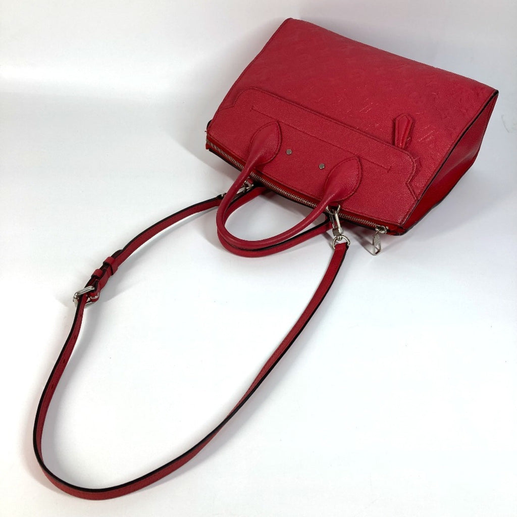 Louis Vuitton Monogram Empreinte Red Color Monogram Empreinte Handbag Shoulder Bag (Pre-Owned)