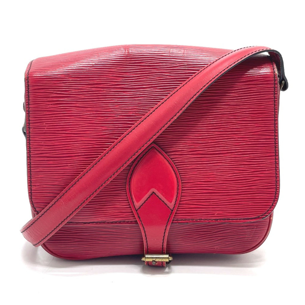 Louis Vuitton Red Leather Shoulder Bag (Pre-Owned)