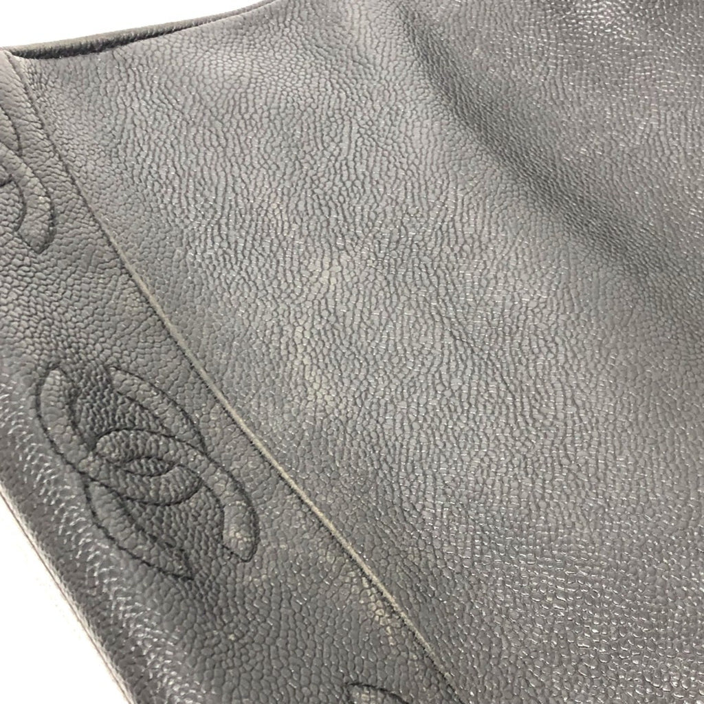 Chanel Black Leather Tote Bag (Pre-Owned)